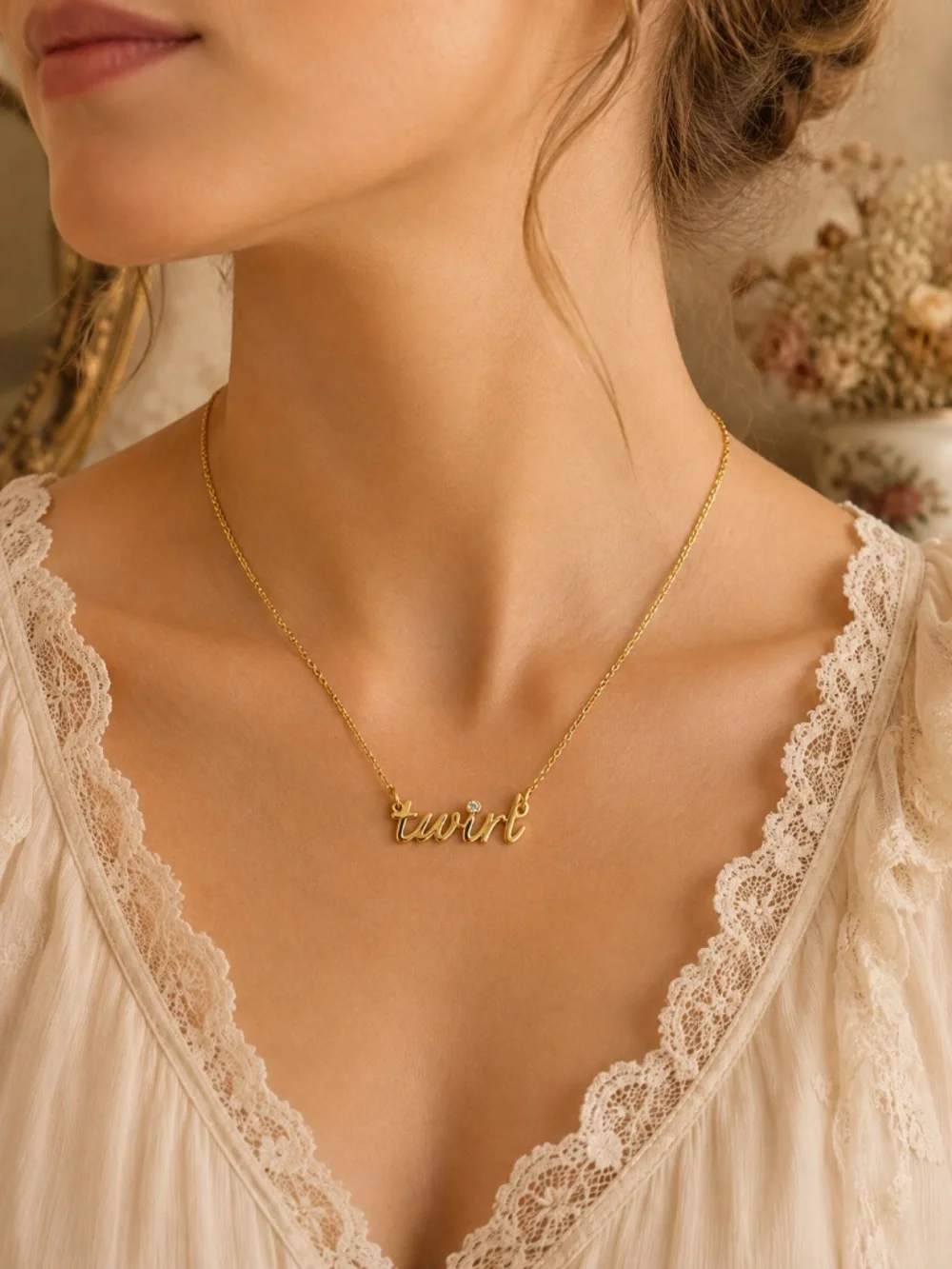 KATE SPADE • Gold Say Yes Twirl Necklace